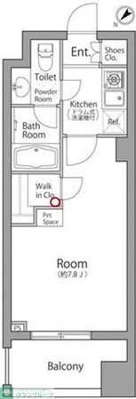 レジディア池袋ウエストの物件間取画像